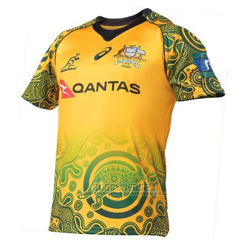 Australia Wallabies Rugby Jersey 2017-18 Indigenousus for sale | www ...